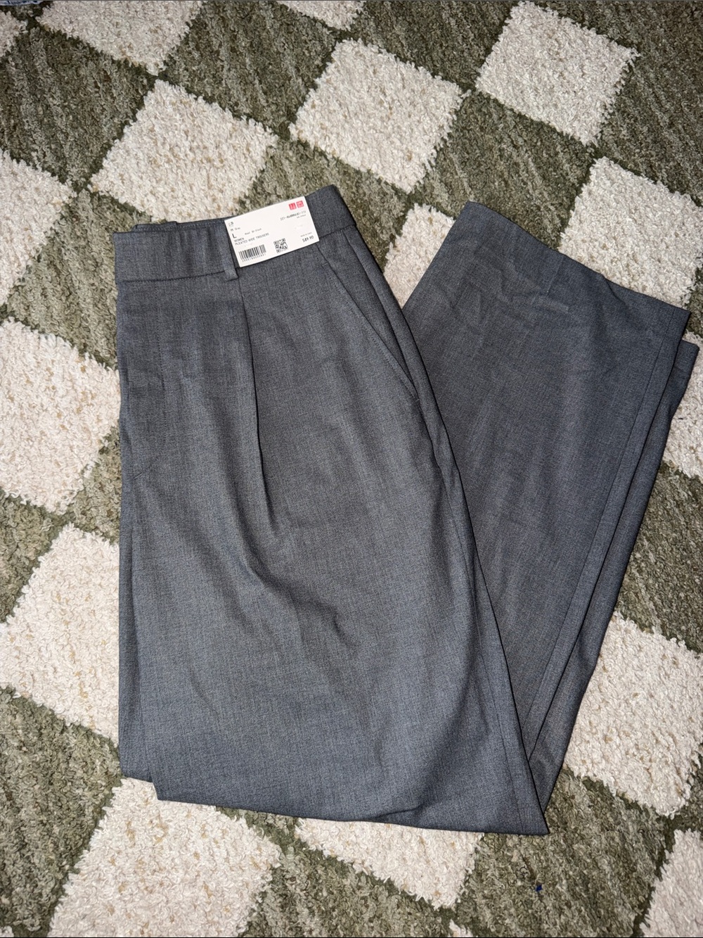 UNIQLO Smart Wide Straight Pants NWT